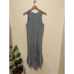 Tibi Ruffle Hem Jumpsuit